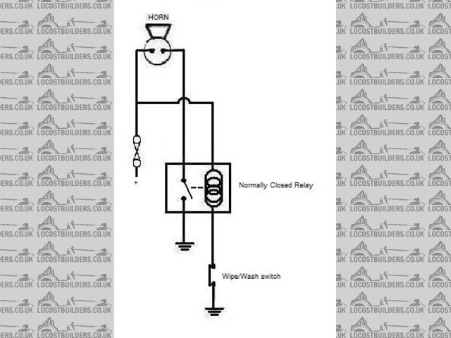 Horn NC relay